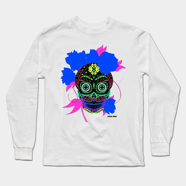 bride of the death ecopop Long Sleeve T-Shirt by jorge_lebeau